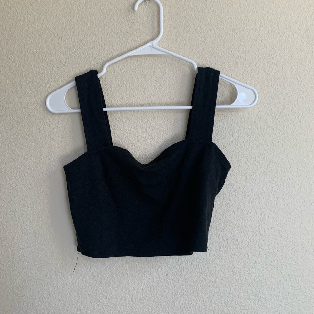 Urban Outfitters Square Neck Black Tank